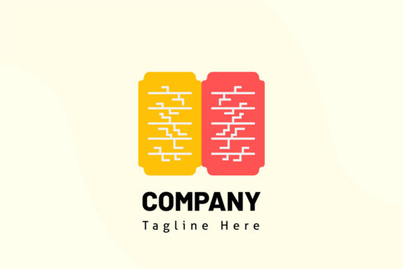 Brain Book Illustration Template Educati: Elevating Educational Branding with Versatile Vector Design