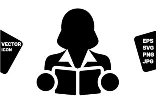 Education Icon Vector Female Student: Choosing the Right Visual Asset for Academic Projects