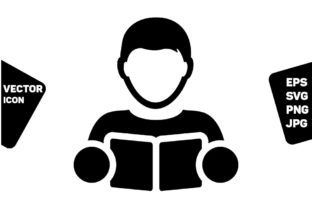 Education Icon Vector Male Student: Choosing the Right Visual Asset for Academic Projects