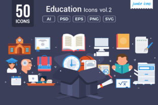 Enhance Designs With Education Vector Icons