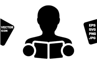 Library Icon Vector Male Student Person: A Guide to Educational Pictograms