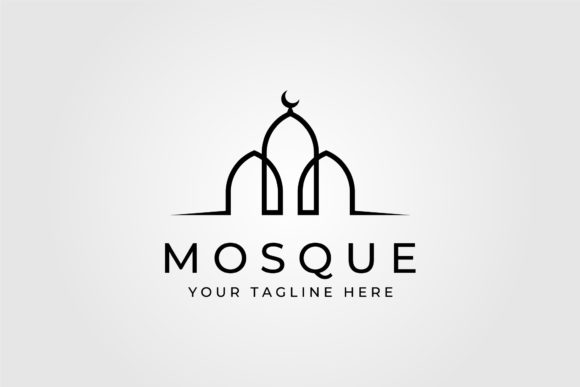 Line Art Mosque Building Minimalist Logo: A Guide to Elegant Islamic Branding