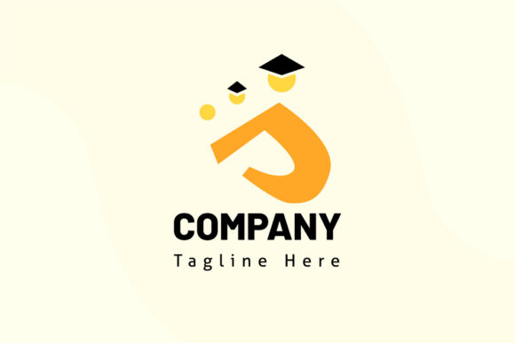 Mastering Visual Identity with the Letter J with People Educational Logo