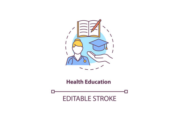Strategic Visual Communication: Leveraging the Health Education Concept Icon for Clarity and Impact