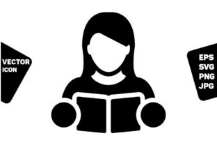 Student Icon Vector Female Avatar Guide