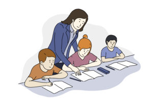 Visualizing Classroom Learning with Flat Design